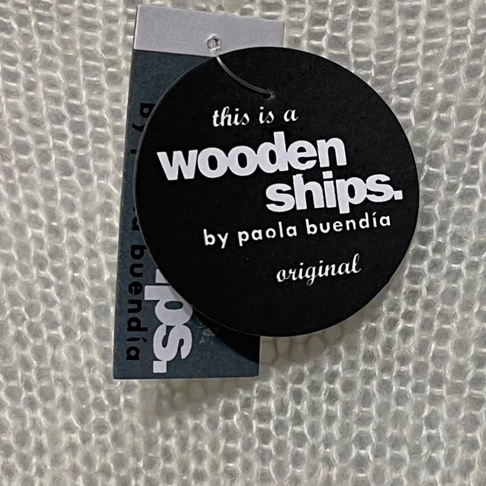 Wooden Ships Anthropologie M/L Mohair Blend Cream Cardigan NEW WITH TAGS - Picture 6 of 8